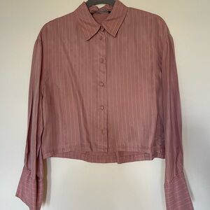 Zara Pinked Striped Shirt